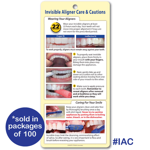 Invisible Aligner Care & Cautions