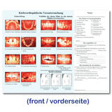 Preliminary Orthodontic Evaluation in German