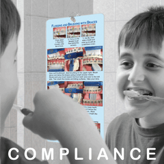 Improve Patient Compliance with On-The-Mirror Guides and ElasticCards!