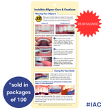 Invisible Aligner Care & Cautions
