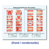 Orthodontic Quick Check In German